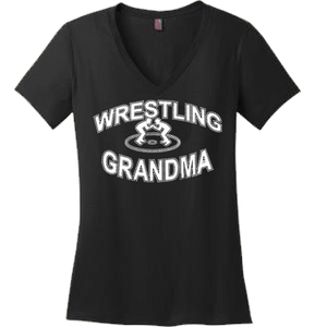 Wrestling Grandma with Rhinestone Wrestlers
